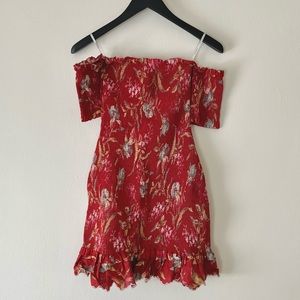 Zimmerman Corsair Iris Shirred Dress